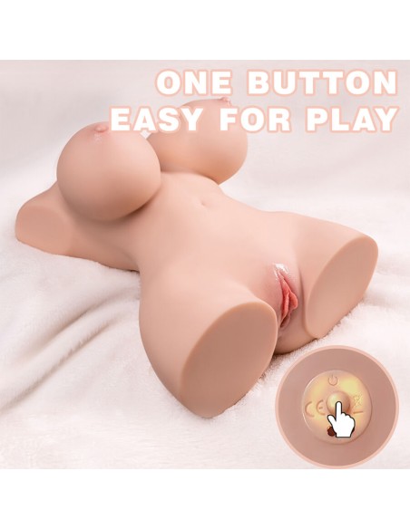 XISE TINY THRUSTING TORSO REALASTICO CON VIBRACIAN FEMENINO 40 CM XISE TINY THRUSTING TORSO REALASTICO CON VIBRACIAN FEMENINO 40 CM