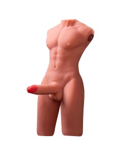 XISE JASON HALF BODY TORSO REALASTICO MASCULINO CON THRUSTING Y VIBRACIAN 55 CM 2