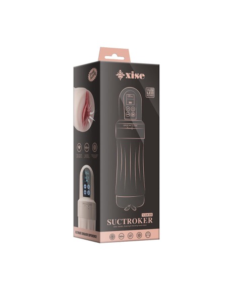 XISE SUCTROKER V30 III MASTURBADOR VAGINA CON VIBRACIAN