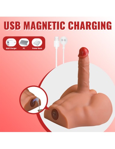 XISE PEEL DILDO ASS MASTURBADOR DILDO REALASTICO POSICIAN FRONTAL CON THRUSTING 175 CM