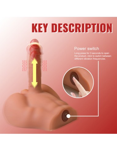 XISE PEEL DILDO ASS MASTURBADOR DILDO REALASTICO POSICIAN FRONTAL CON THRUSTING 175 CM