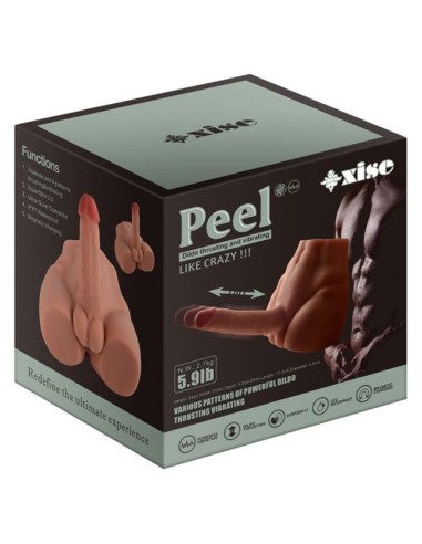 XISE PEEL DILDO ASS MASTURBADOR DILDO REALASTICO POSICIAN FRONTAL CON THRUSTING 175 CM