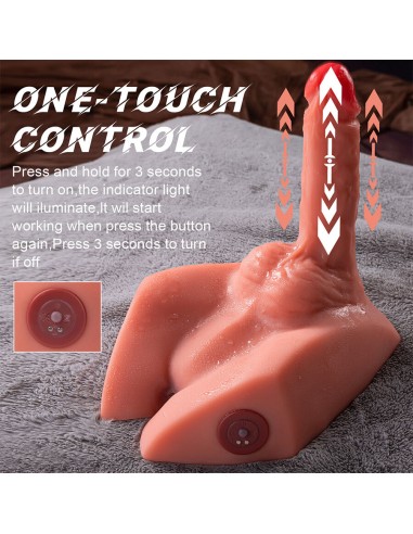 XISE MICHAEL MASTURBADOR DILDO Y ANO REALASTICO CON THRUSTING 15 CM