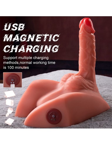 XISE MICHAEL MASTURBADOR DILDO Y ANO REALASTICO CON THRUSTING 15 CM