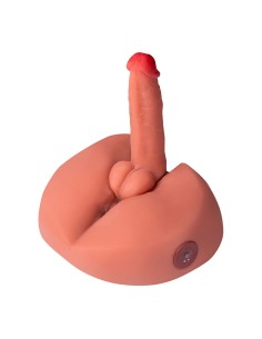 XISE HONEY MASTURBADOR DILDO REALASTICO CON VIBRACIAN 25 CM 2