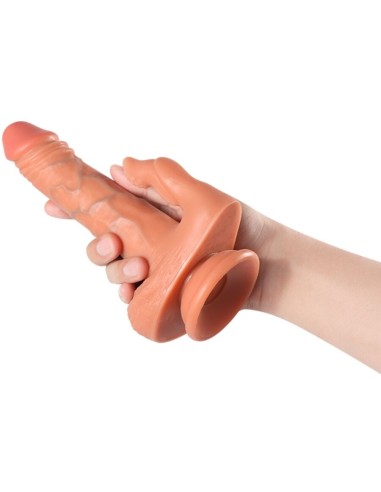 SHEQU JULIAN DILDO Y ESTIMULADOR DE CLATORIS CON VIBRACIAN Y CONTROL REMOTO 16 CM