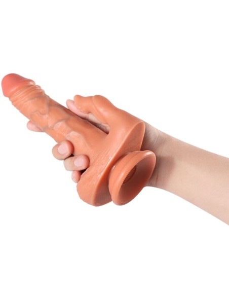 SHEQU JULIAN DILDO Y ESTIMULADOR DE CLATORIS CON VIBRACIAN Y CONTROL REMOTO 16 CM