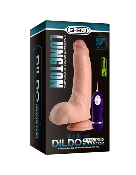 SHEQU LUNGTON DILDO VIBRADOR CON CONTROL REMOTO 225 CM