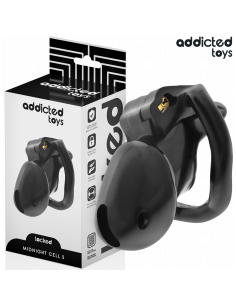 ADDICTED TOYS LOCKED MINDNIGHT CELL JAULA PARA PENE TALLA S 48 CM
