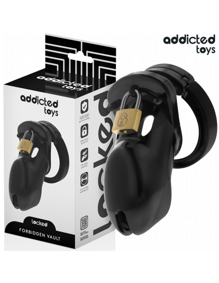 ADDICTED TOYS LOCKED FORBIDDEN VAULT JAULA PARA PENE 10 CM