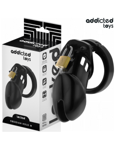 ADDICTED TOYS LOCKED OBSIDIAN HOLD JAULA PARA PENE TALLA M
