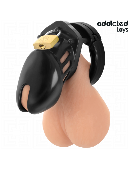 ADDICTED TOYS LOCKED OBSIDIAN HOLD JAULA PARA PENE TALLA S ADDICTED TOYS LOCKED OBSIDIAN HOLD JAULA PARA PENE TALLA S