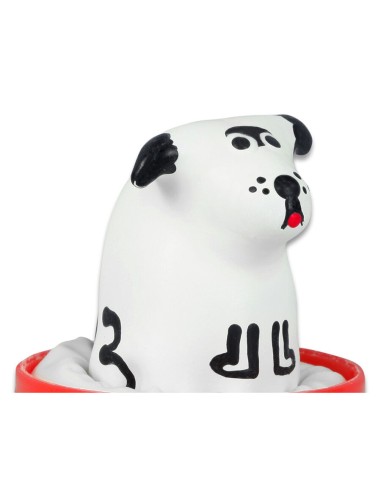 CONDOMERIE PRESERVATIVO DECORATIVO PINTADO A MANO PERRO DALMATA