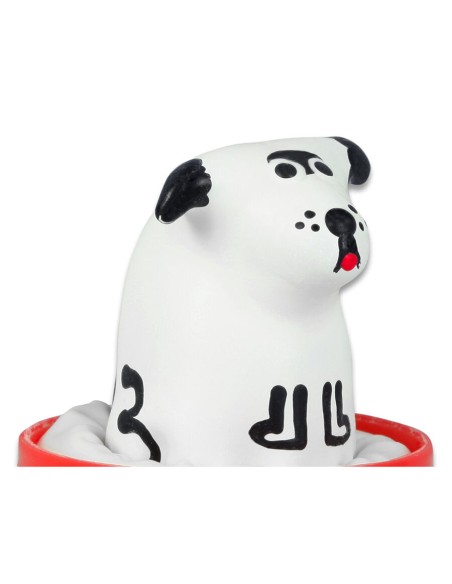 CONDOMERIE PRESERVATIVO DECORATIVO PINTADO A MANO PERRO DALMATA