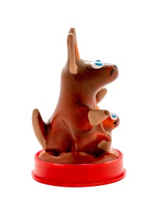 CONDOMERIE PRESERVATIVO DECORATIVO PINTADO A MANO CANGURO MODELO 1 2