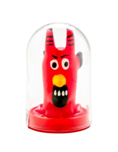 CONDOMERIE PRESERVATIVO DECORATIVO PINTADO A MANO DIABLO ROJO
