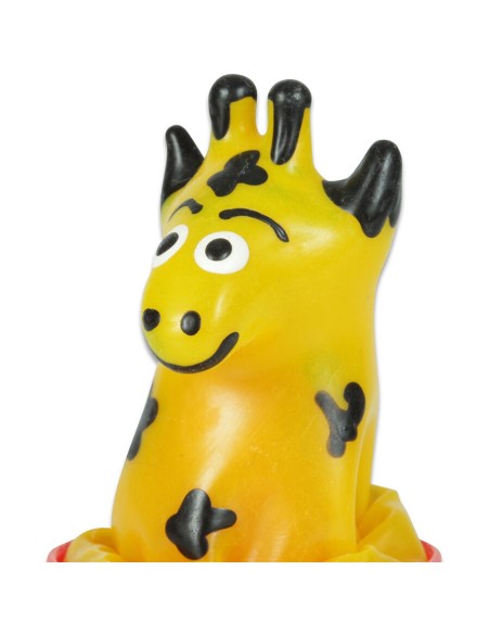 CONDOMERIE PRESERVATIVO DECORATIVO PINTADO A MANO JIRAFA