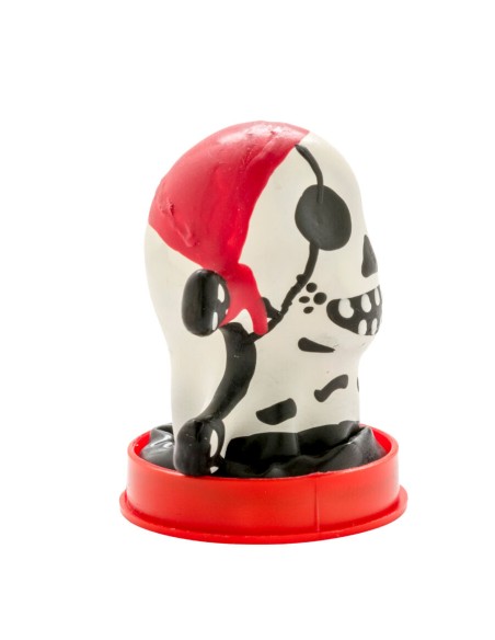 CONDOMERIE PRESERVATIVO DECORATIVO PINTADO A MANO PIRATA