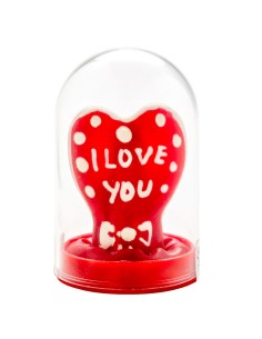 CONDOMERIE PRESERVATIVO DECORATIVO PINTADO A MANO CORAZAN TE AMO MODELO 1