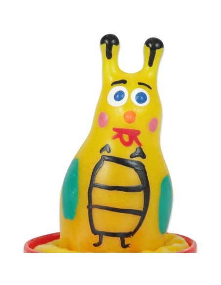 CONDOMERIE PRESERVATIVO DECORATIVO PINTADO A MANO ABEJA CONDOMERIE PRESERVATIVO DECORATIVO PINTADO A MANO ABEJA