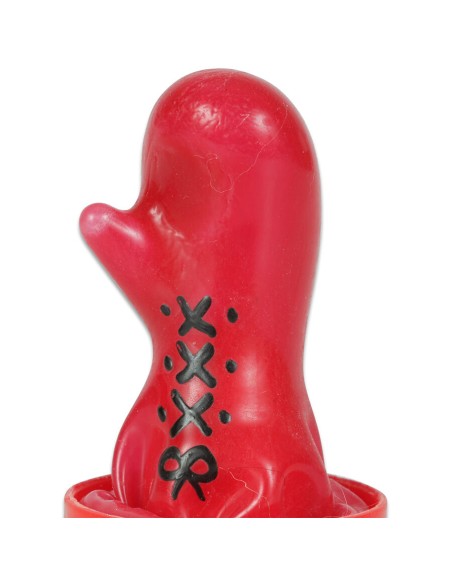 CONDOMERIE PRESERVATIVO DECORATIVO PINTADO A MANO GUANTE DE BOXEO