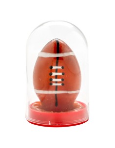 CONDOMERIE PRESERVATIVO DECORATIVO PINTADO A MANO PELOTA DE RUGBY