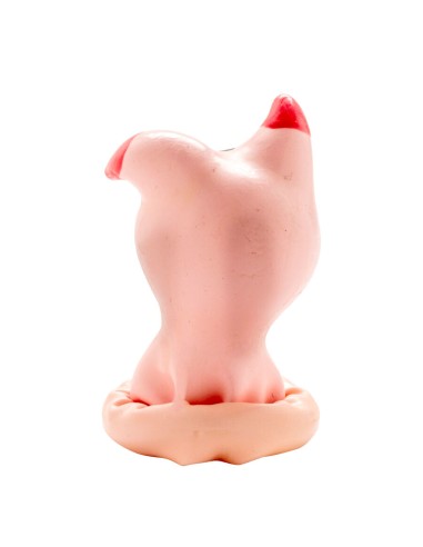 CONDOMERIE PRESERVATIVO DECORATIVO PINTADO A MANO CABEZA DE CERDO