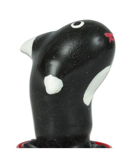 CONDOMERIE PRESERVATIVO DECORATIVO PINTADO A MANO ORCA