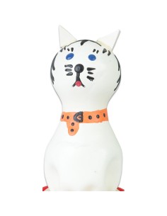 CONDOMERIE PRESERVATIVO DECORATIVO PINTADO A MANO GATO BLANCO