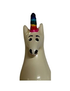 CONDOMERIE PRESERVATIVO DECORATIVO PINTADO A MANO ARCOARIS UNICORNIO