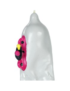 CONDOMERIE PRESERVATIVO DECORATIVO PINTADO A MANO MOTO