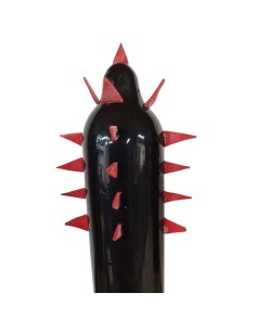 CONDOMERIE PRESERVATIVO DECORATIVO PINTADO A MANO CACTUS NEGRO