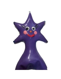 CONDOMERIE PRESERVATIVO DECORATIVO PINTADO A MANO ESTRELLA FELIZ