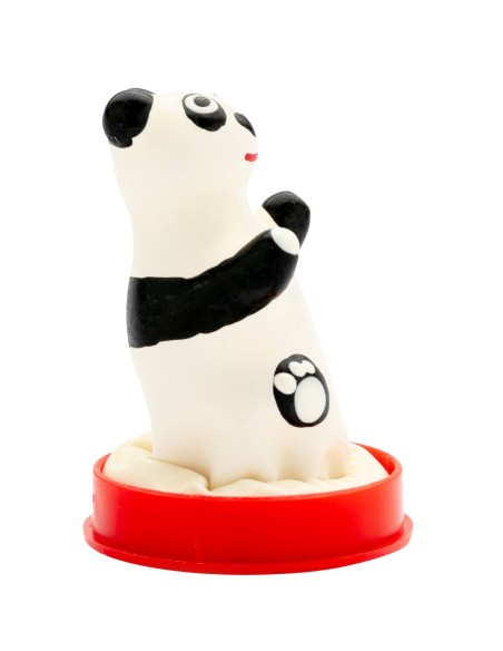 CONDOMERIE PRESERVATIVO DECORATIVO PINTADO A MANO PANDA MODELO 1