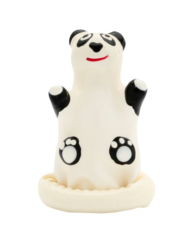 CONDOMERIE PRESERVATIVO DECORATIVO PINTADO A MANO PANDA MODELO 1