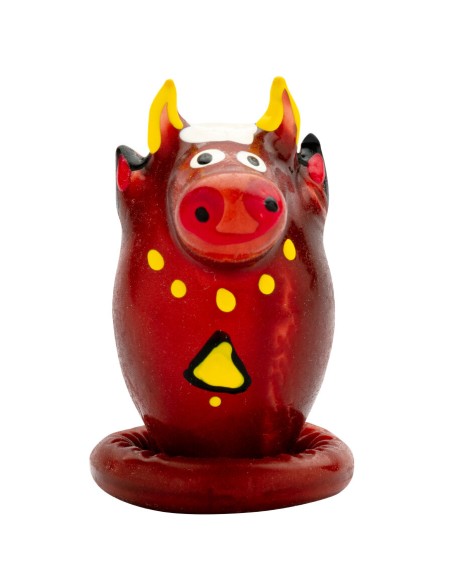 CONDOMERIE PRESERVATIVO DECORATIVO PINTADO A MANO TORO MODELO 1