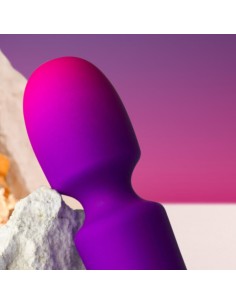 ROCKS OFF GLO GIRL VIBRADOR WAND MINI MORADO 2