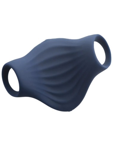 ROCKS OFF PALM MASTURBADOR VIBRADOR FLEXIBLE AZUL
