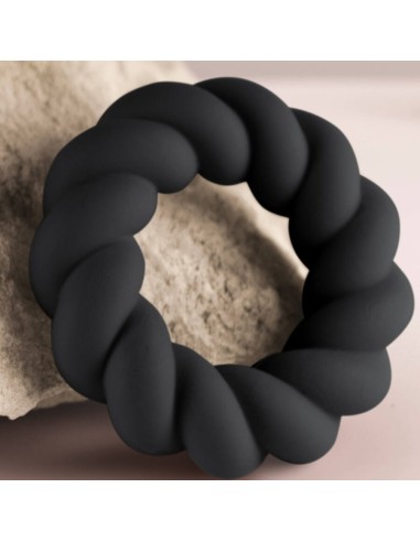 ROCKS OFF TWIST ANILLO MASTURBADOR SILICONA NEGRO