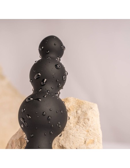 ROCKS OFF PETITE SENSATIONS BUBBLES PLUG ANAL VIBRADOR NEGRO