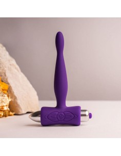 ROCKS OFF PETITE SENSATIONS TEAZER PLUG ANAL VIBRADOR MORADO 2
