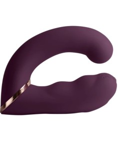 ROCKS OFF GEMINI VIBRADOR DUAL PUNTO G Y ESTIMULADOR CLATORIS MORADO
