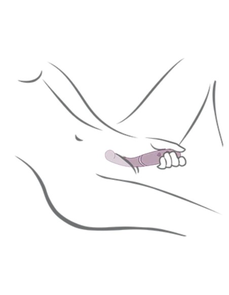ROCKS OFF GEMINI VIBRADOR DUAL PUNTO G Y ESTIMULADOR CLATORIS MORADO