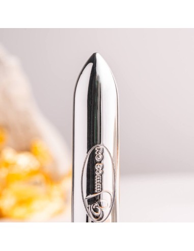 ROCKS OFF RO 80 CHROME BALA VIBRADORA PLATEADO