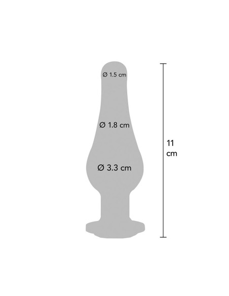 TOYJOY ANAL PLAY DIAMANTE BUM BIJOU PLUG ANAL MEDIANO