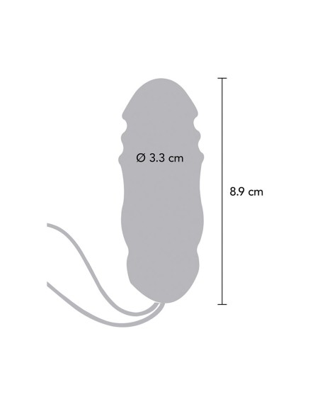 TOYJOY HAPPINESS SUNN SIDE UP AND DOWN VIBRADOR CONTROL REMOTO FUCSIA