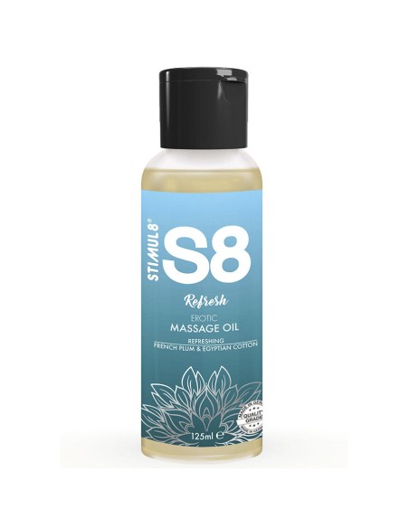 STIMUL8 S8 REFRESH ACEITE DE MASAJE ALGODAN 125 ML