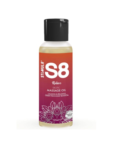 STIMUL8 S8 RELAX ACEITE DE MASAJE TA VERDE 125 ML