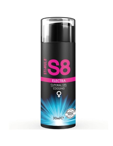 STIMUL8 S8 ELECTRA GEL ESTIMULADOR DE CLATORIS EFECTO FRAO 30 ML