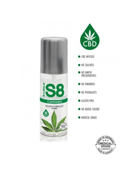 STIMUL8 S8 LUBRICANTE HABRIDO CANNABIS 125 ML STIMUL8 S8 LUBRICANTE HABRIDO CANNABIS 125 ML